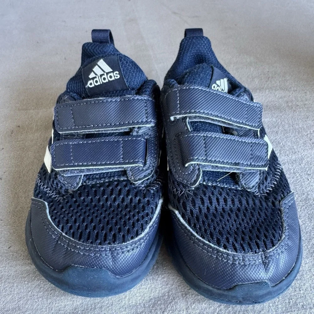 Size 7c - Adidas baby shoes navy‎ blue EE9098